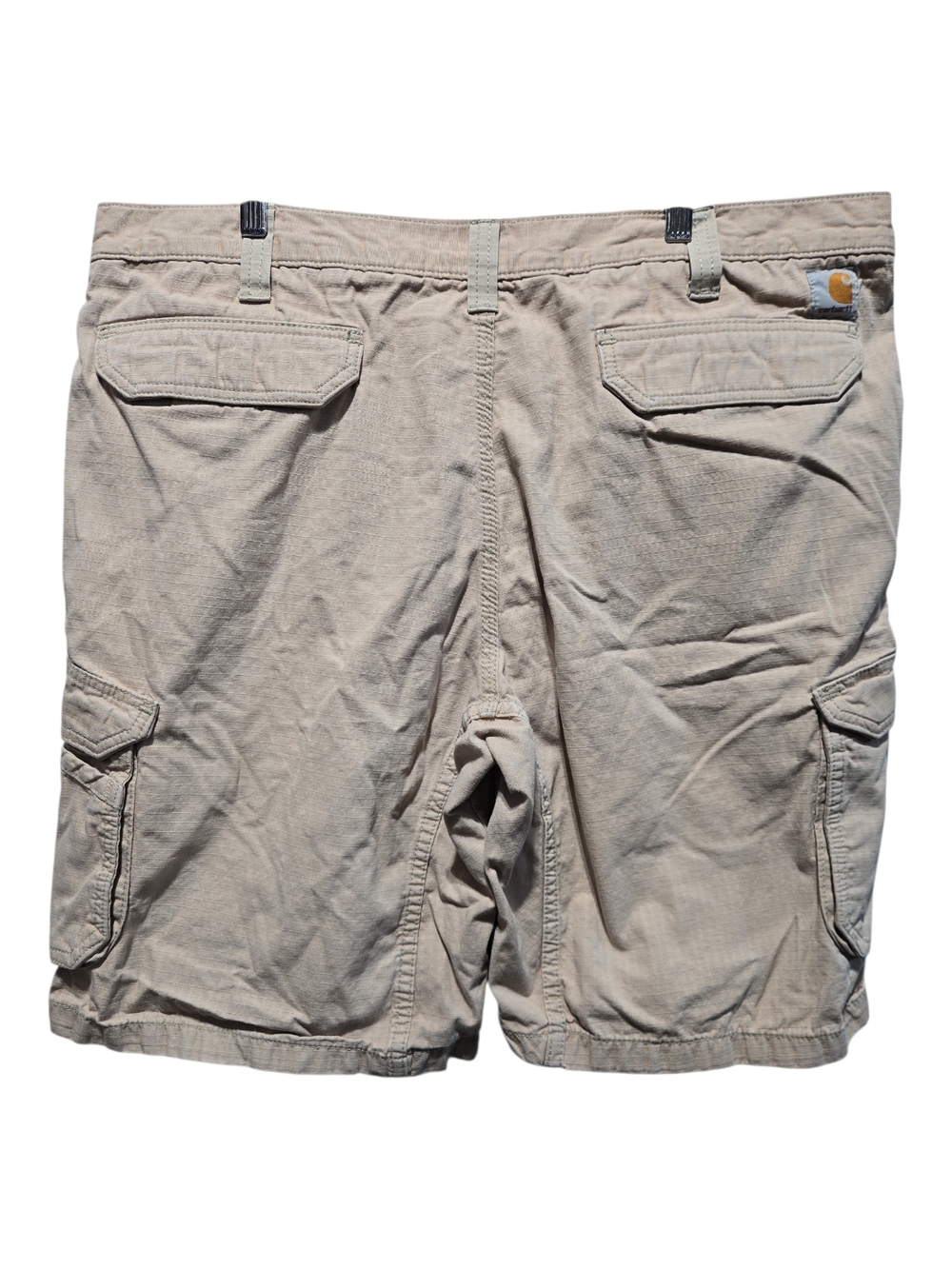Carhartt Cargo Shorts Mens 42 Tan Force Relaxed Fit Ripstop Cotton 101168 232 - Picture 2 of 5